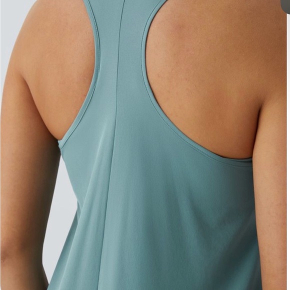 Halara Breezeful Backless Racerback Side Pocket High Low Flowy Midi Quick Dry - Picture 3 of 12